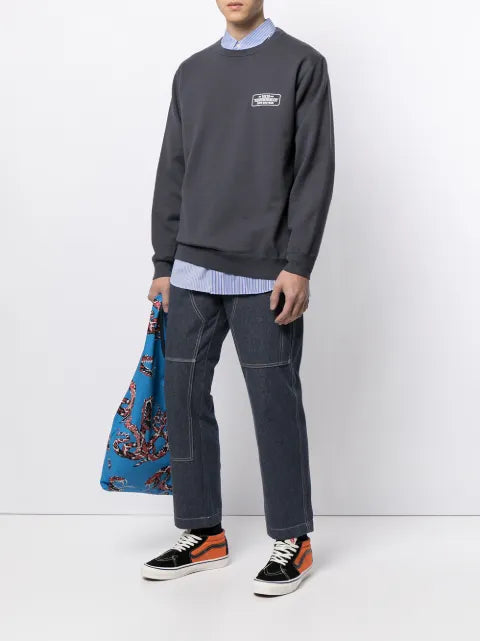 Neighborhood logo-print long-sleeve sweatshirt