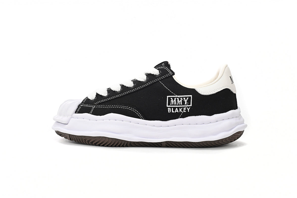 Rsnow Maison Mihara Yasuhiro Blakey OG Sole Canvas Low Black NO.762 A08FW735