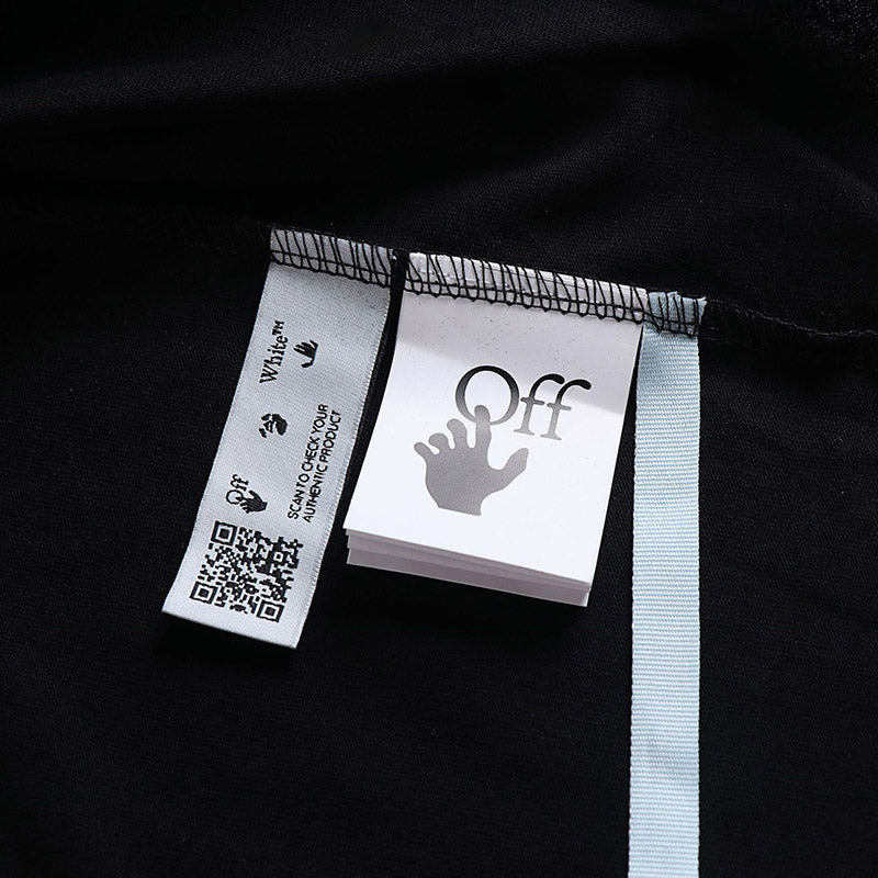 OFF-WHITE Bee Flower Arrow Pattern T-Shirt