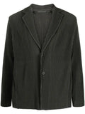 Homme Plissé Issey Miyake single-breasted pleated blazer