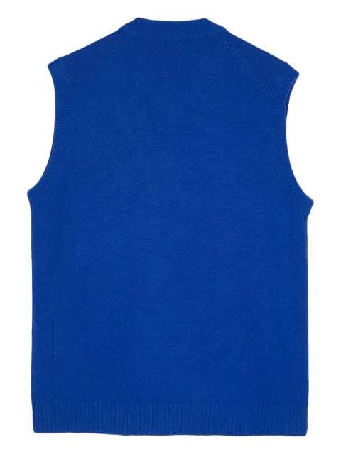 Leathersmith of London intarsia-knit vest