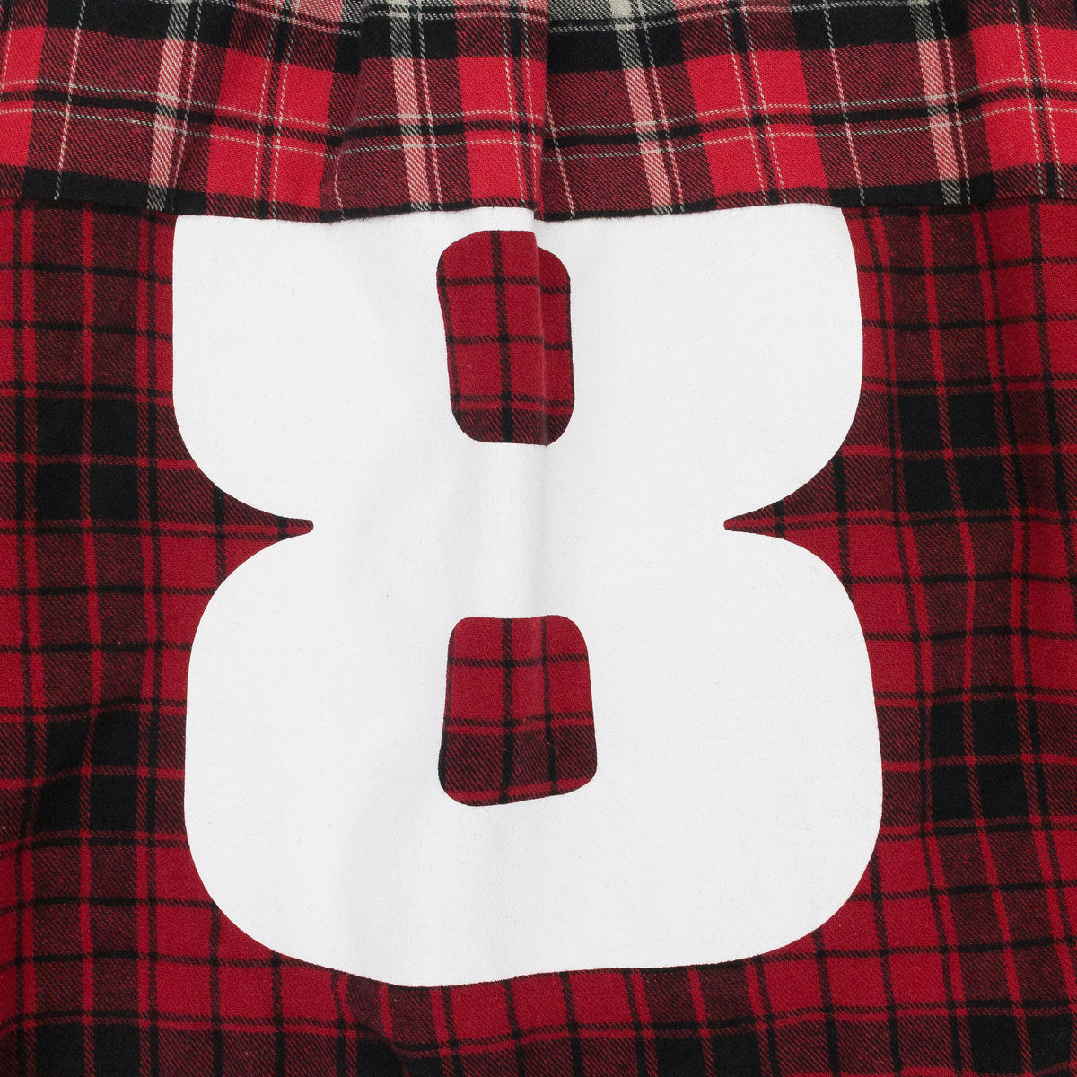 RED UPSIDE-DOWN CHECKED BUTTON-DOWN SHIRT