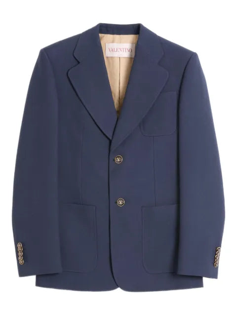 Valentino Garavani single-breasted wool gabardine jacket
