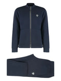 Ea7 Emporio Armani logo-plaque zip-up tracksuit (set of two)
