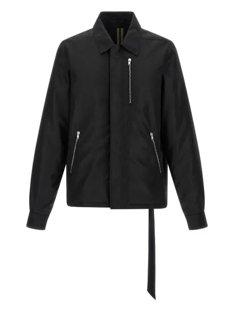 Rick Owens DRKSHDW zip-front shirt-collar shirt jacket