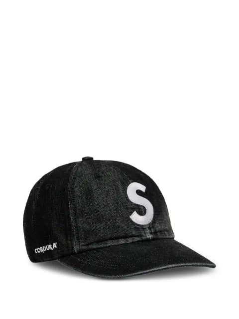Supreme corduroyura denim baseball cap with S-logo