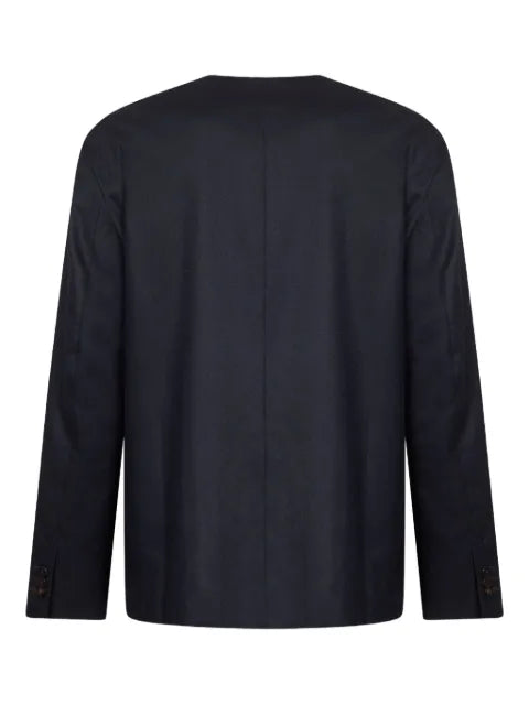 Jacquemus collarless patch-pocket jacket