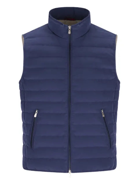 Brunello Cucinelli bonded nylon down vest