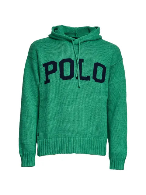 Polo Ralph Lauren intarsia knitted hoodie