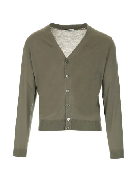 Al Duca D’Aosta 1902 V-neck ribbed-trim cardigan