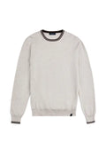 Fay elbow-patch tipped-trim sweater
