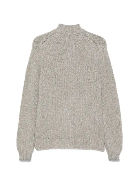 Fedeli zip-fastening chunky-knit cardigan