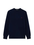 Brooks Brothers logo-embroidered lambswool sweater