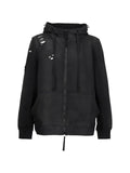 Troubled Waters Hollow spike-detailed hoodie