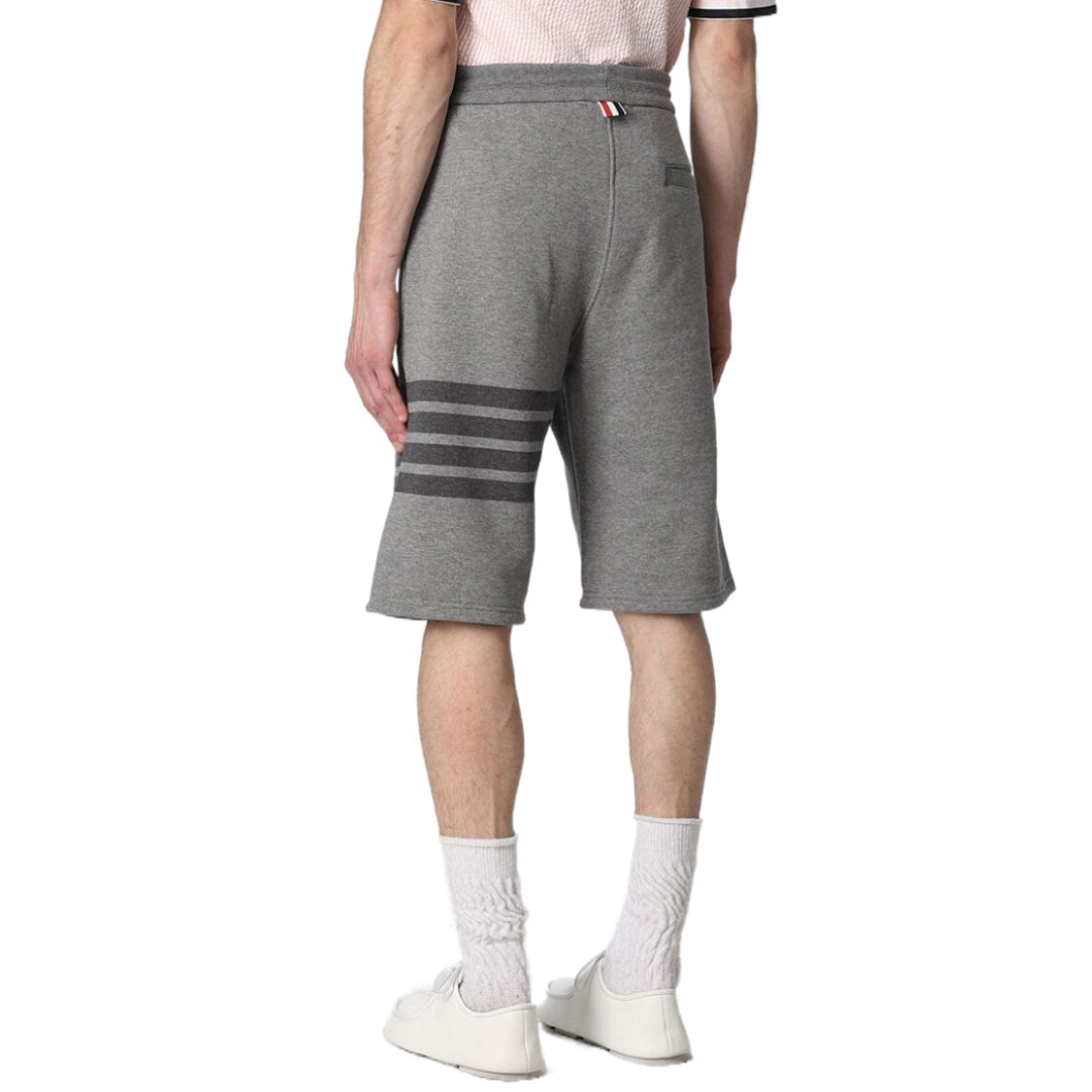 Thom Browne Style Four-Bar Sweatpants