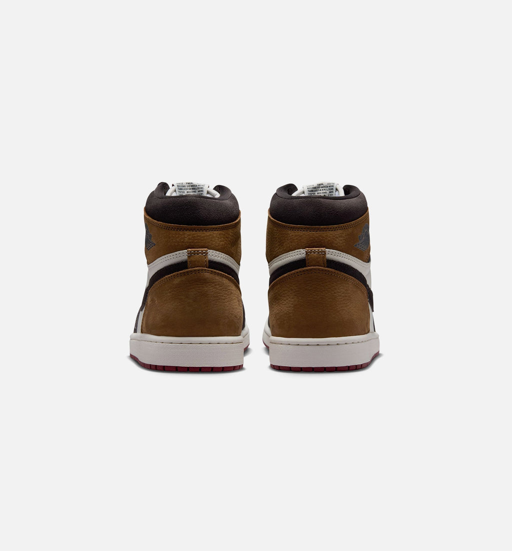 Air Jordan 1 Retro High OG Love Letter Men's Sneakers - Shadow Brown / Team Red / Light British Tan