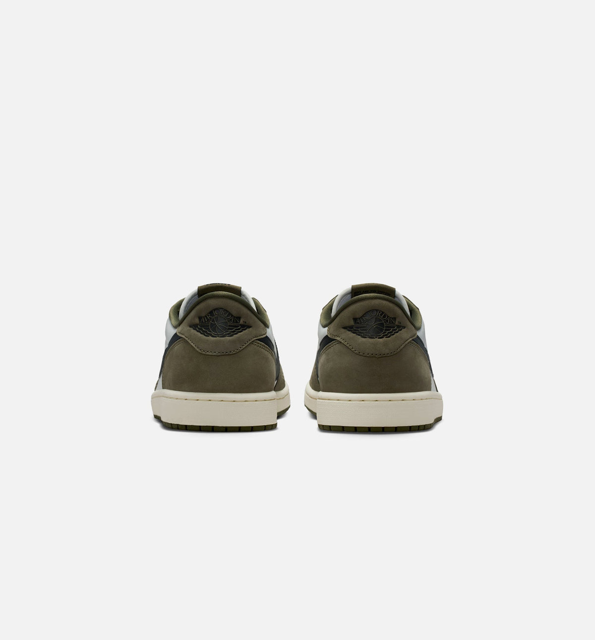 Air Jordan 1 Low OG Men's Lifestyle Shoe - Medium Olive & Summit White