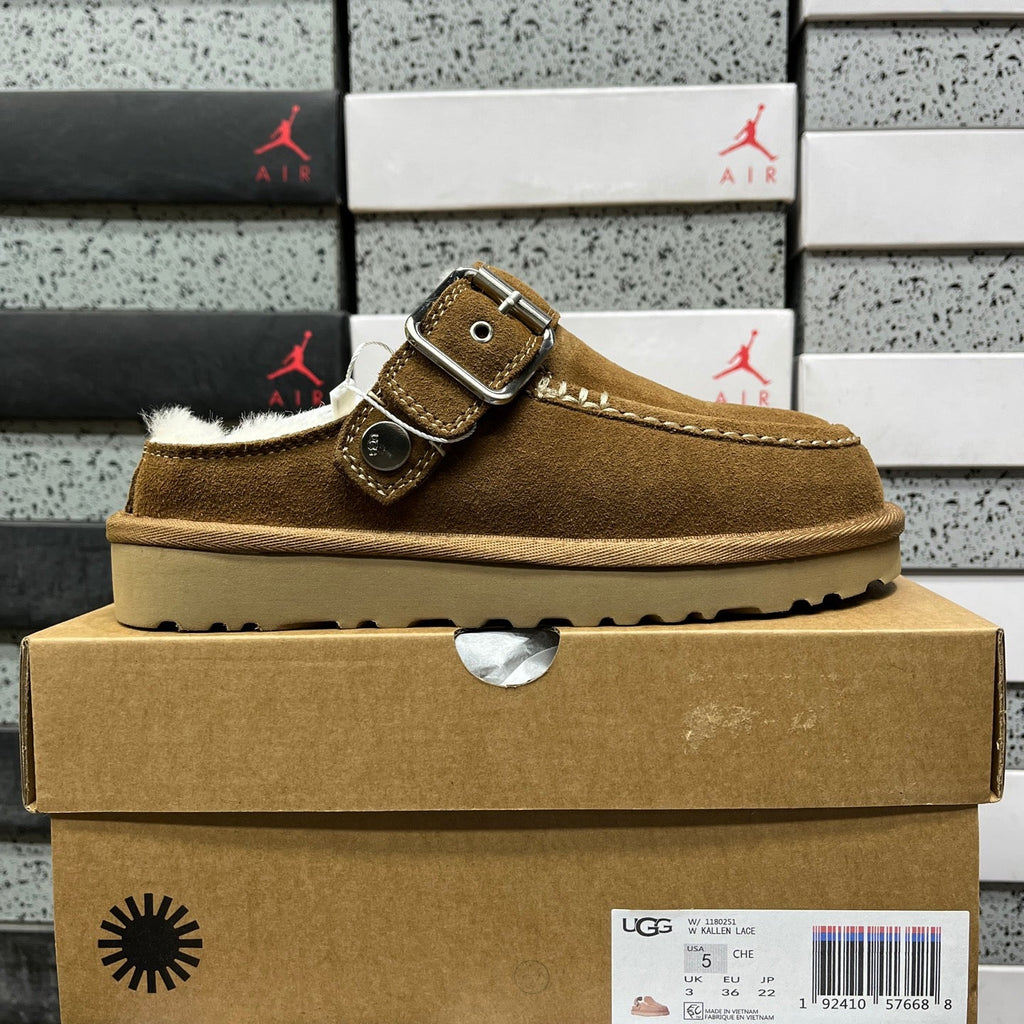 UGG Neumel Waterproof Lace-Up Chukka Boot – Suede Boot with UGGplush Shearling Lining, Metal Eyelet Lacing & Waterproof Sugar Sole in Chestnut