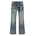 Purple Brand Distressed Flared Jeans
