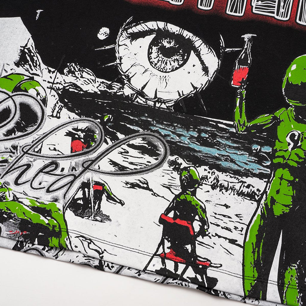 MIXED EMOTION Front and Back Graphic T-Shirt