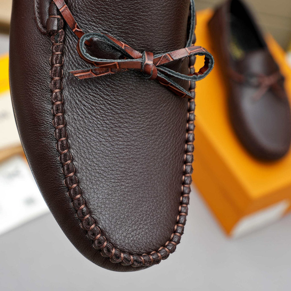 Louis Vuitton Bow Moc-Toe Loafers