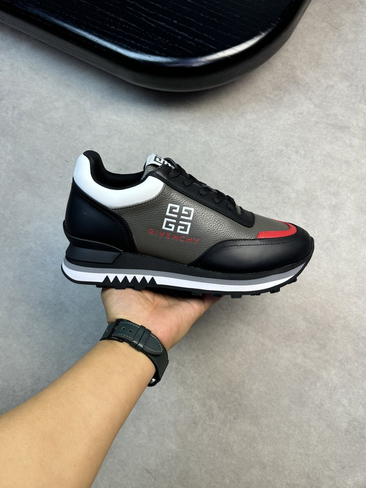 Givenchy Paneled Low-Top Sneakers